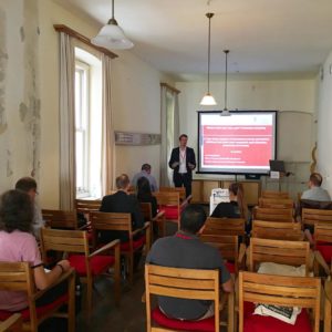 Präsentation von Jens Heidingsfelder auf der CRRC in Istanbul (Bildrechte: Aykut Berber)
