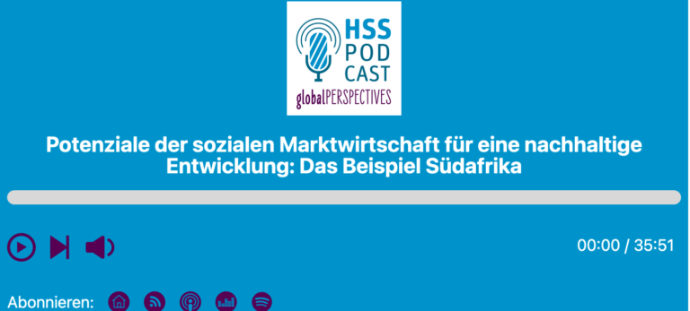 Podcast zur Sozialen Marktwirtschaft und nachhaltiger Entwicklung